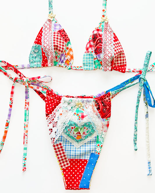 patchwork bikini billie bikini