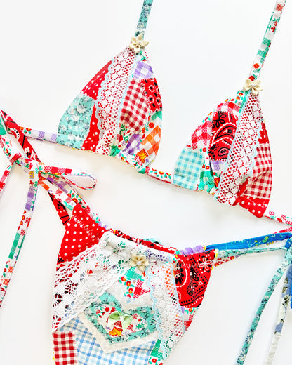 patchwork bikini billie bikini