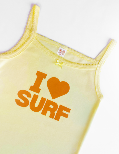 I 💛 Surf Tank Yellow